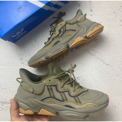 Кроссовки Adidas Ozweego хаки ADI-130