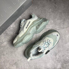 Balenciaga Triple S серые с прозрачной подошвой