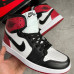 Кроссовки JORDAN черные с  красным JOR-8