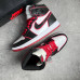 Кроссовки Jordan (luxe) белые с  черным и  красным