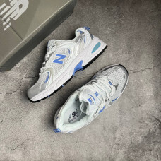 New Balance 530 серые с  голубым