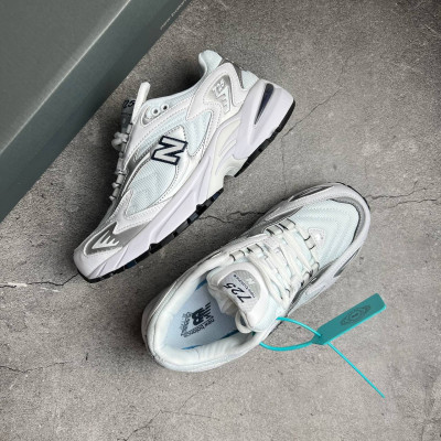 Кроссовки New Balance 725 белые с  серебряным