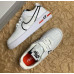 Кроссовки NIKE AIR FORCE 1 белые с  красным и  черным