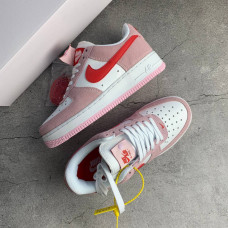 NIKE AIR FORCE 1 розовые с  белым