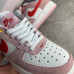 Кроссовки NIKE AIR FORCE 1 розовые с  белым