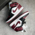 Кроссовки NIKE AIR JORDAN красные с  черным NIK-76