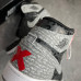 Кроссовки NIKE AIR JORDAN RETRO 1 черные с  серым NIK-58