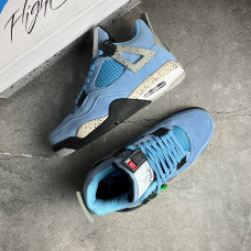 NIKE AIR JORDAN RETRO 4 голубые