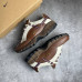 Кроссовки NIKE & JACQUEMUS (luxe) бежевые с  коричневым NIK-11
