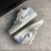 Кроссовки NIKE JORDAN 1 голубые с  серым и  белым