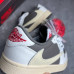 Кроссовки NIKE JORDAN 1 коричневые с  белым NIK-120