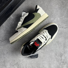 NIKE JORDAN 1 коричневые с  белым