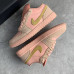 Кроссовки NIKE JORDAN 1 розовые с  охра