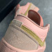 Кроссовки NIKE JORDAN 1 розовые с  охра