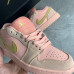 Кроссовки NIKE JORDAN 1 розовые с  охра