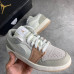 Кроссовки NIKE JORDAN 1 серые с  персиковым и  молочным