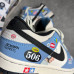 Кроссовки NIKE SB голубые с  белым