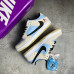 Кроссовки NIKE SB голубые с  молочным