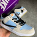 Кроссовки NIKE SB голубые с  молочным